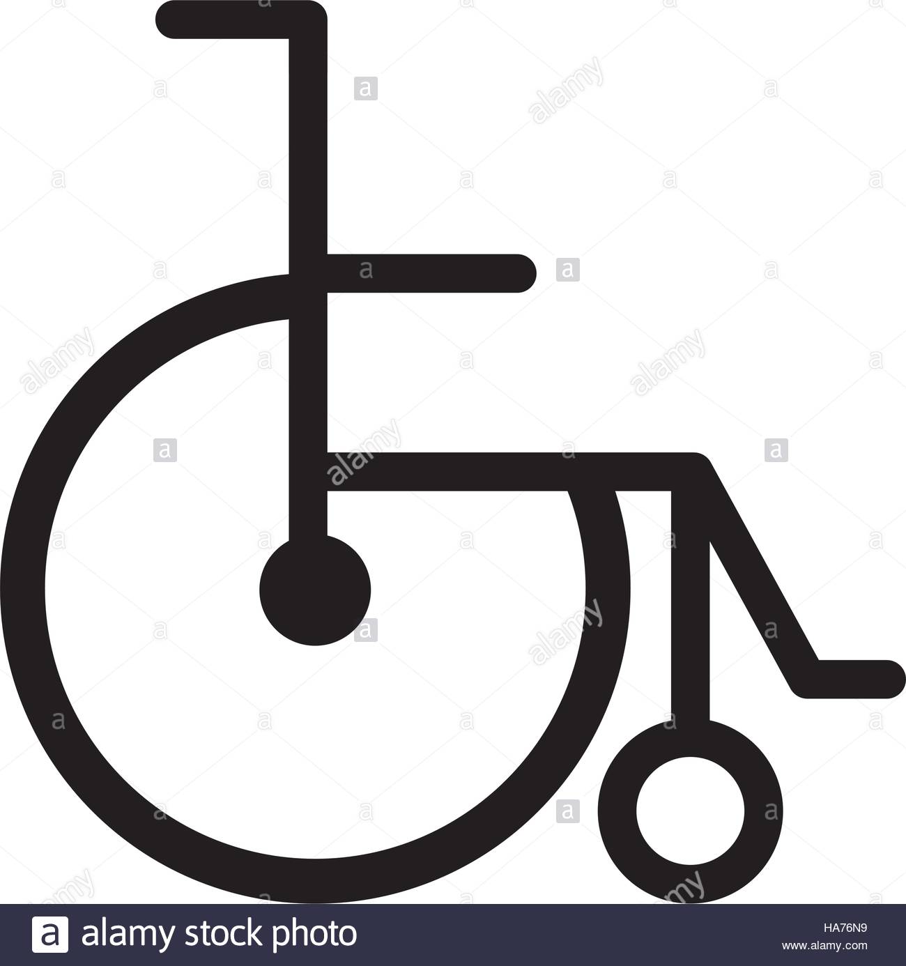 1300x1386 Black Silhouette Abstract Wheelchair Flat Icon Vector Illustration