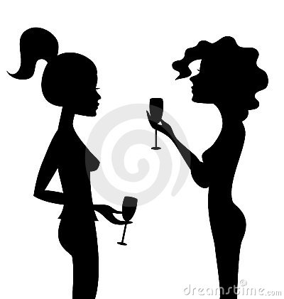 400x421 Wine Silhouette Clipart
