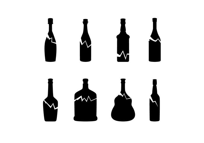 700x490 Silhouette Broken Bottle Free Vector