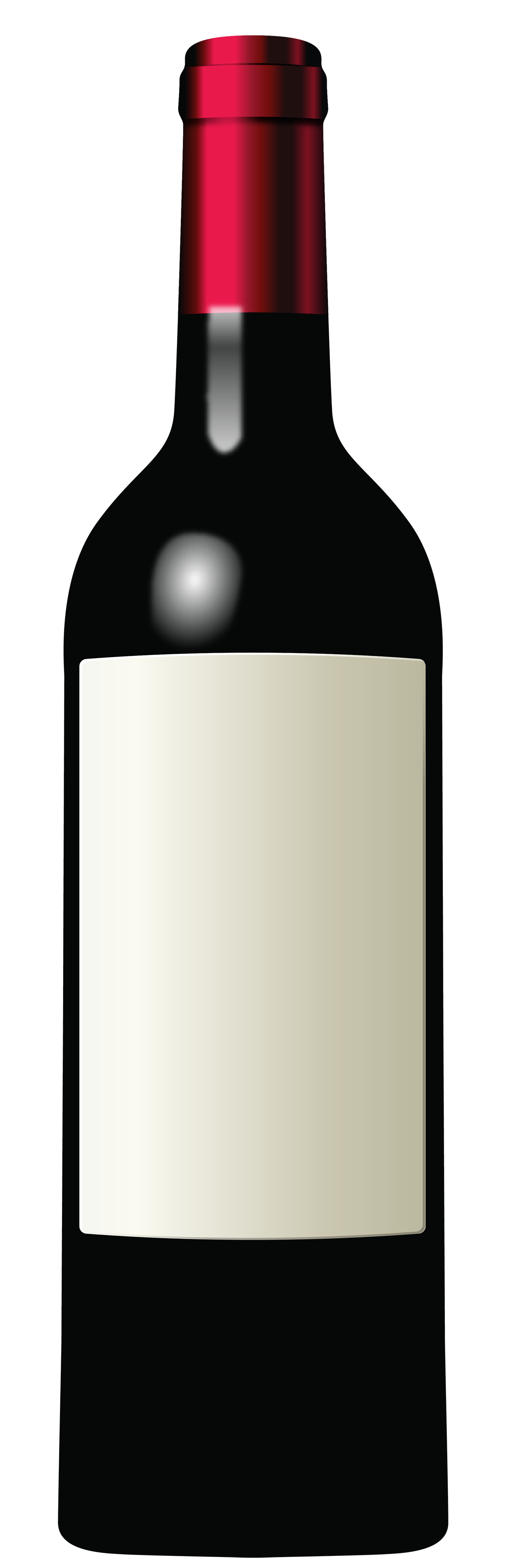 1295x4000 Wine Bottle Clipart