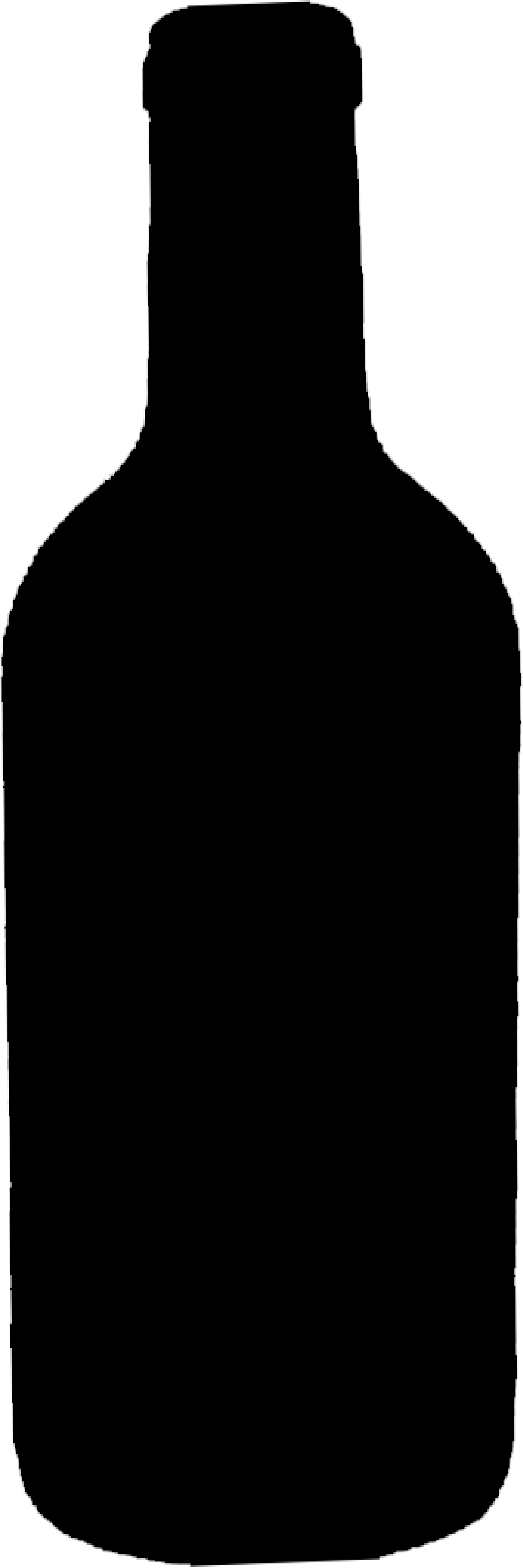 1973x5905 Wine Bottle Silhouette