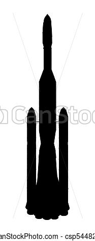 187x470 Computer Generated 2d Illustration With The Silhouette