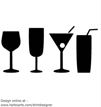 335x355 Wine Glass Silhouette Black And White Clip Art