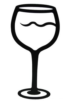 236x328 Icons Glass Wine Glasses, Brandy, Whiskey And Martinis Silhouette