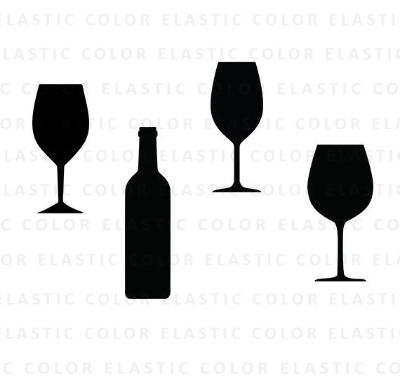 570x550 Wine Glass Svg