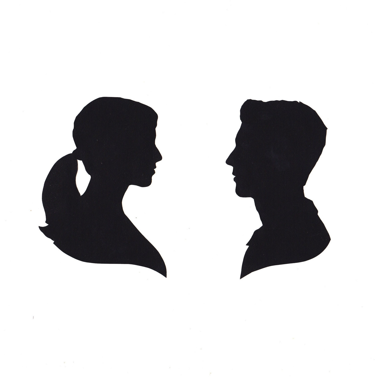 1500x1500 Woman Head Silhouette Clipart
