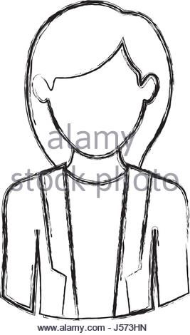 267x470 Monochrome Blurred Silhouette Of Girl Half Body And Faceless Stock