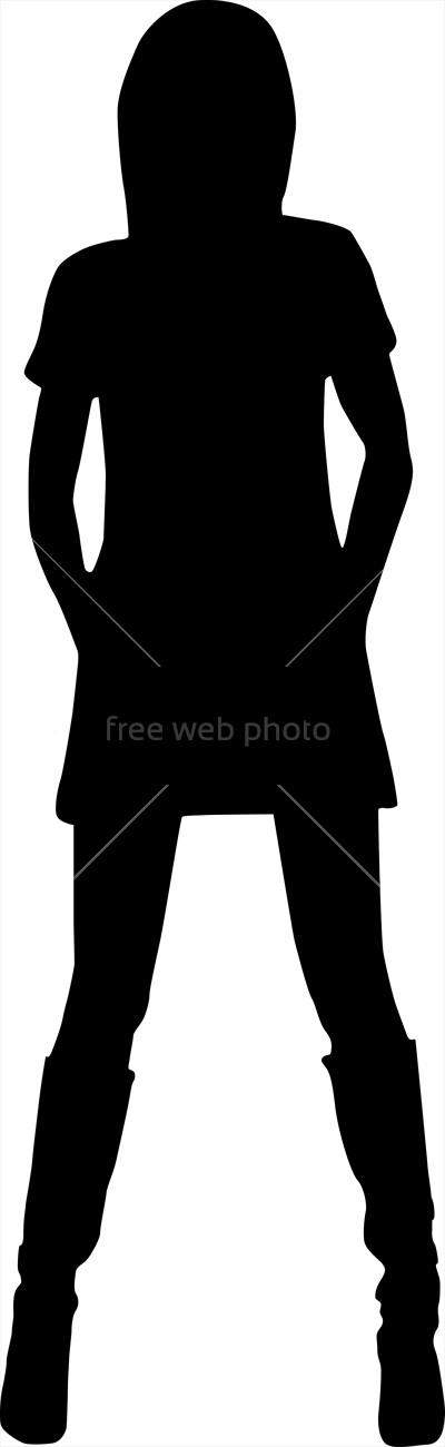 400x1300 Silhouette Of Fashion Woman Photo 3729 Download