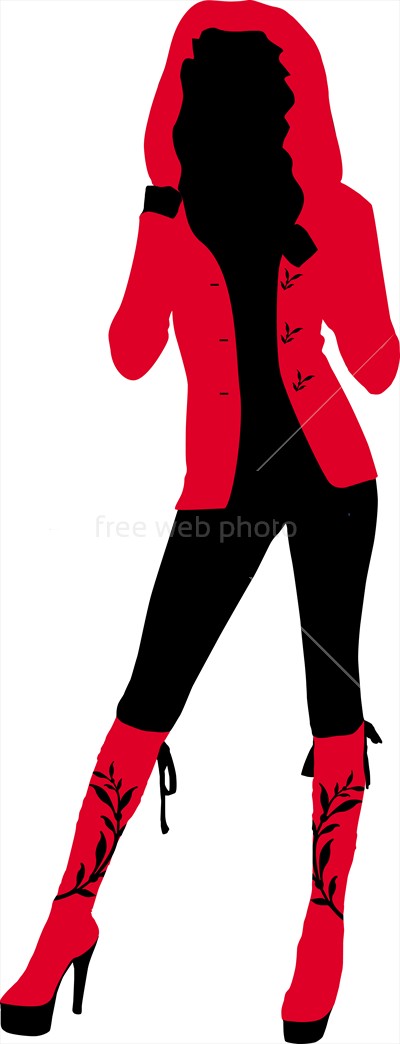 400x1044 Silhouette Of Fashion Woman Photo 3748 Download