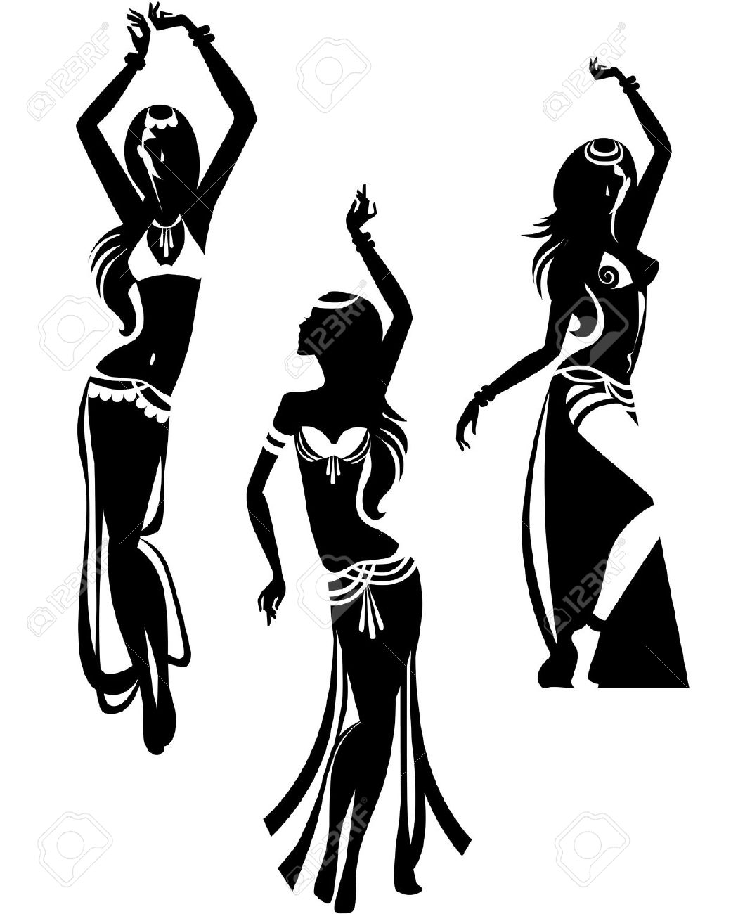 Silhouette Woman Dancing
