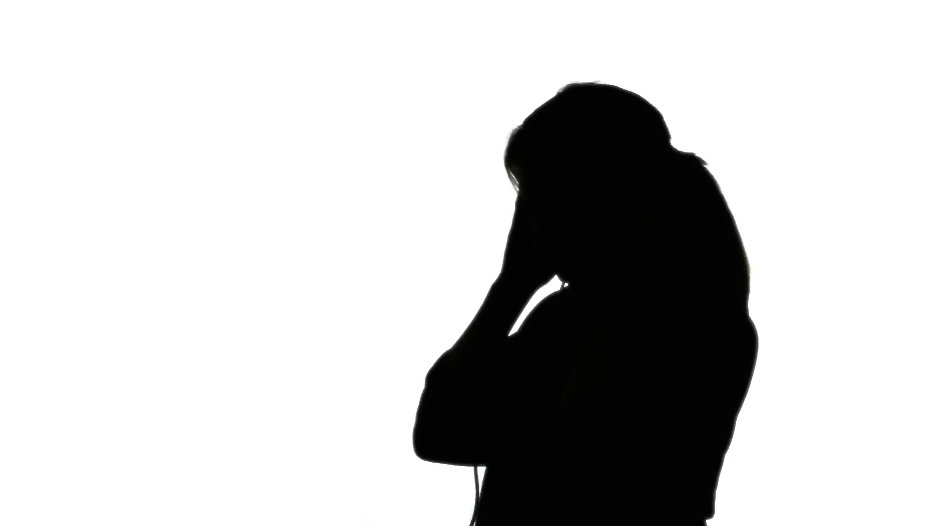 1920x1080 Silhouette Woman Music Listen Dance 1. A Woman Dancing