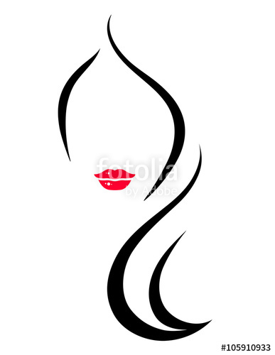 387x500 Woman Face Silhouette Stock Image And Royalty Free Vector Files