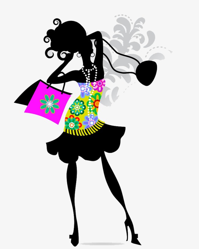650x811 Woman Silhouette, Fashion Woman, Hand Painted Woman Png Image