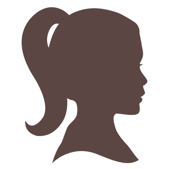 349x349 Woman Head Silhouette Clipart