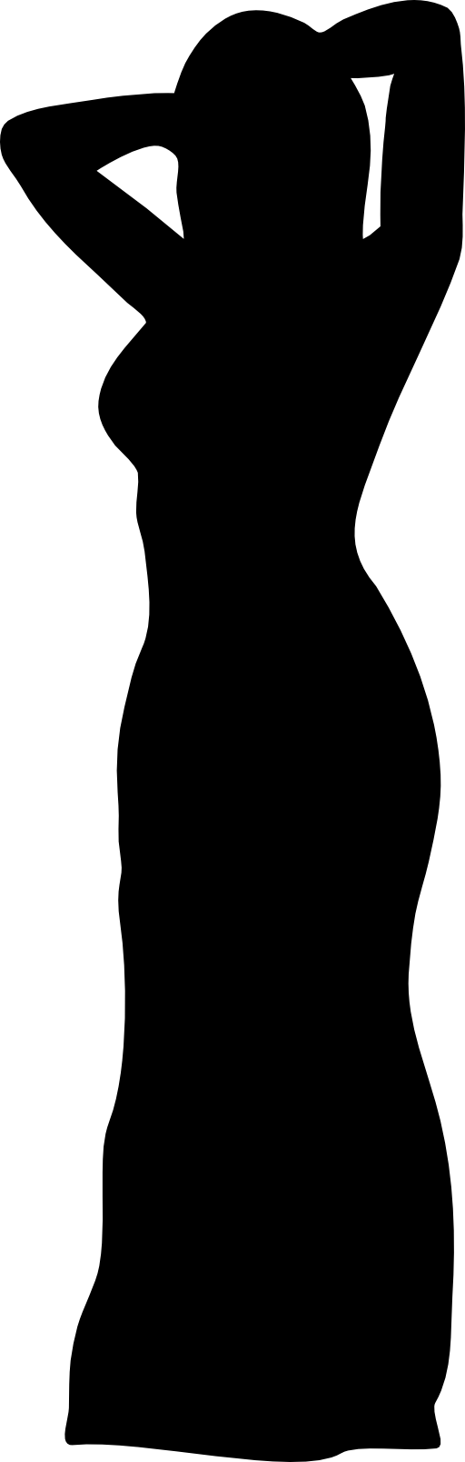 512x1608 Woman In Dress Silhouette Png Bigking Keywords And Pictures