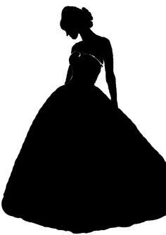 236x334 Dress Silhouettes Silhouette Of Woman In Long Dress Clip Art
