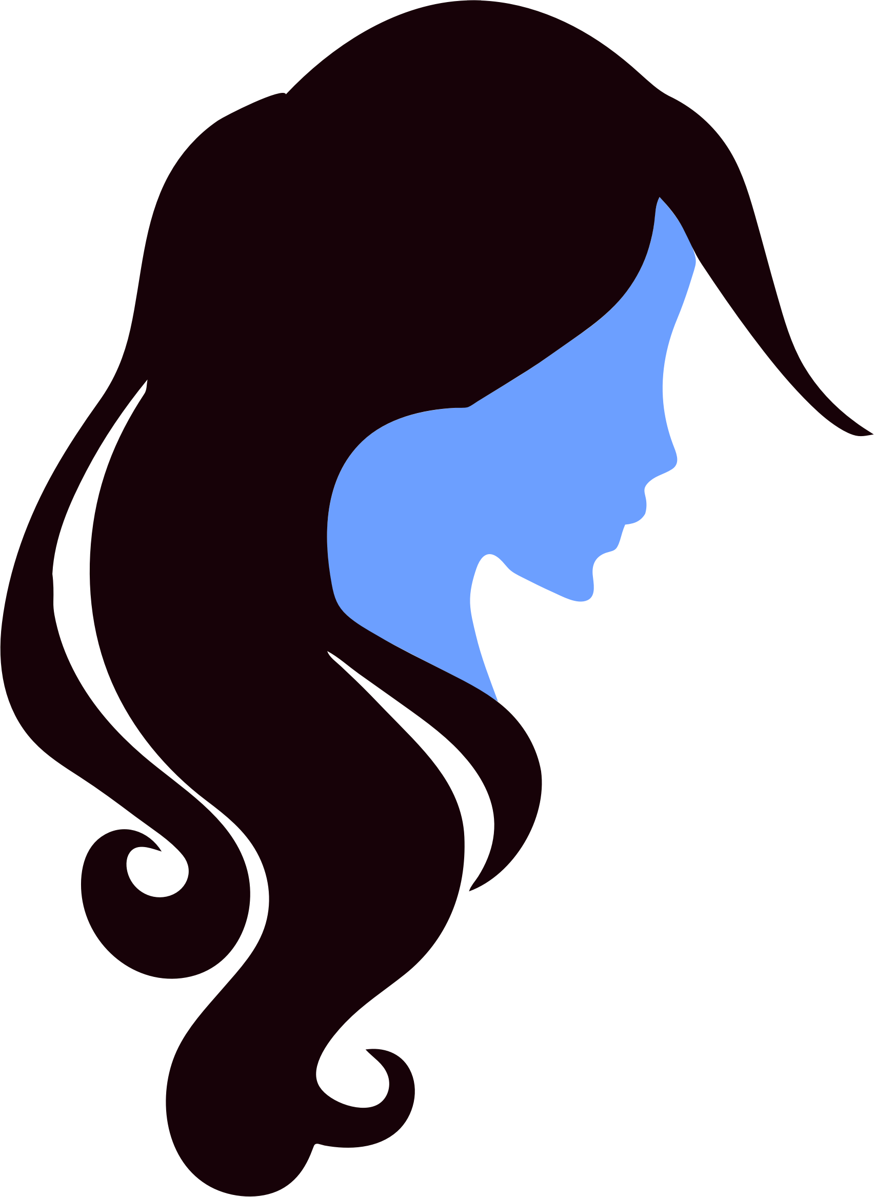 1704x2333 Woman Clipart Profile