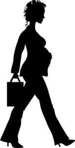 152x300 Silhouette Purses Clip Art Silhouette Of A Pregnant Women