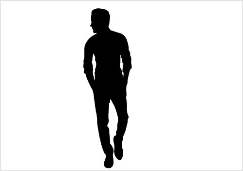 501x352 Man Walk Silhouette Graphics Silhouette Graphics
