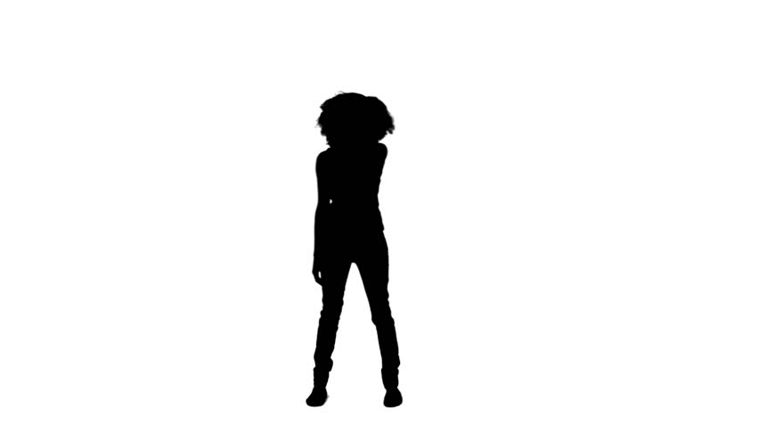 Silhouette Woman With Gun