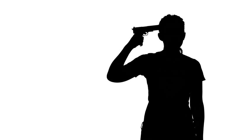 852x480 Woman Taking A Gun To Her Temple And Trying To Kill Herself