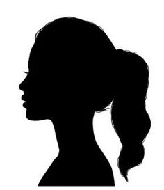 Silhouette Womans Face at GetDrawings | Free download