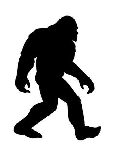 236x316 Silhouette Of A Bigfoot Walking Bigfoot, Silhouettes
