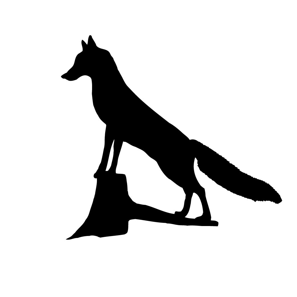1042x1042 Fox Silhouette