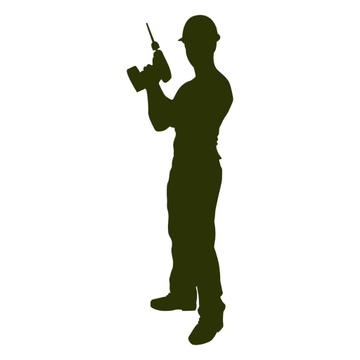 512x512 Construction Worker Silhouette 1