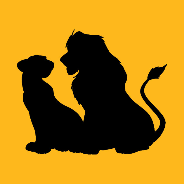 Simba And Nala Silhouette at GetDrawings | Free download
