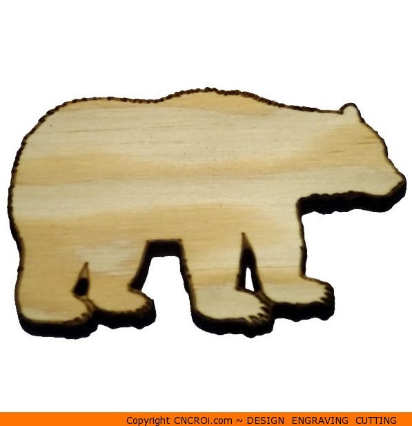 597x617 Bear Standing Shape (0001)