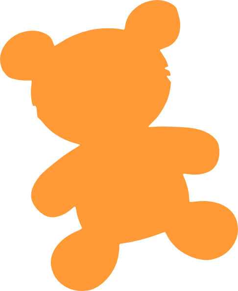 486x595 Bear Toy Silhouette Clip Art