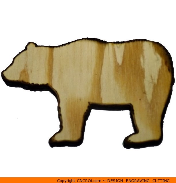 613x640 Bear Running Shape (0005)