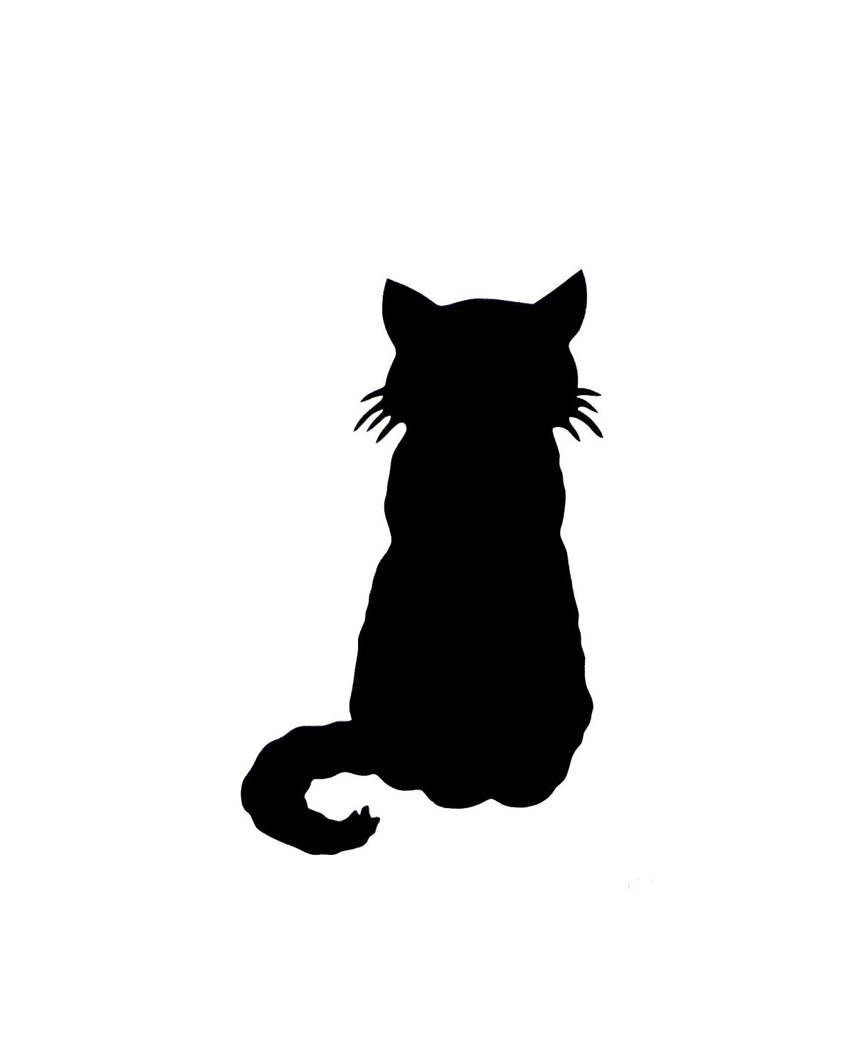 Simple Cat Silhouette at GetDrawings.com | Free for ...