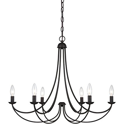 425x425 Quoizel Mrn5006ib Mirren 6 Light Chandelier, Imperial Bronze