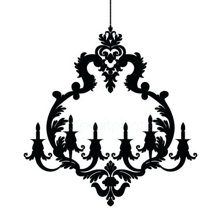450x450 Silhouette Chandelier Together With Chandelier Silhouette Isolated