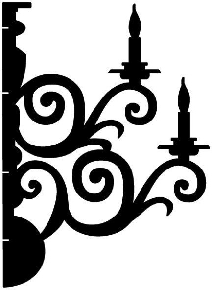 433x592 Simple Chandelier Silhouette Illuminate Life