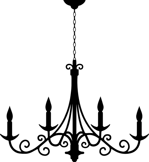 490x530 Chandelier Amp Lighting Wall Decals