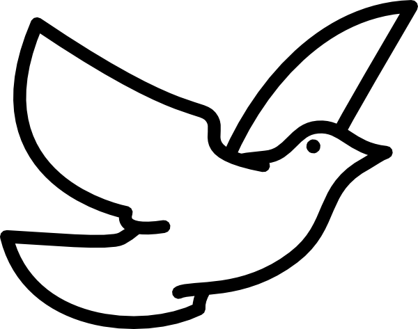 600x473 Best Photos Of Simple Dove Outline