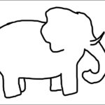 150x150 Cute Elephant Silhouette Clip Art