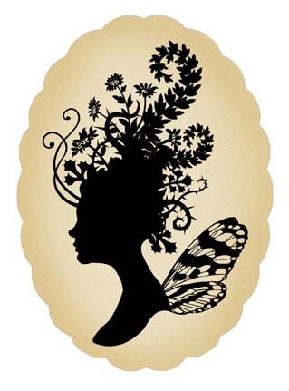 319x431 Love The Idea Of This. The Simple Silhouette With Fairy Wings