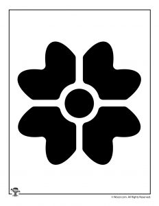 232x300 Printable Flower Stencils Amp Templates Woo! Jr. Kids Activities