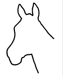 205x246 Image Result For Simple Cartoon Silhouettes Sketches Horse Face