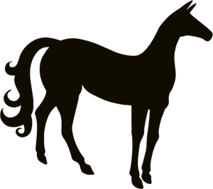 300x267 7085 Jumping Horse Clip Art Silhouette Public Domain Vectors