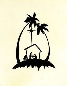 236x302 Free printable nativity silhouette patterns Silhouette Nativity
