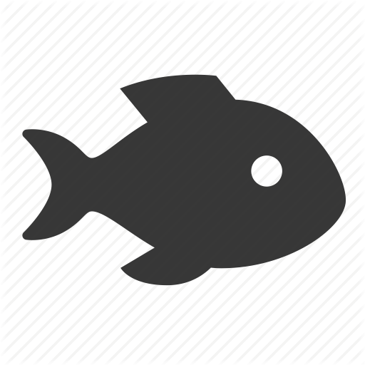 512x512 Fish, Marine, Maritime, Nautical, Raw, Shipping, Simple Icon