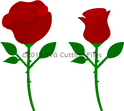 400x356 Simple Roses Svg Cutting Files Own Simple Rose