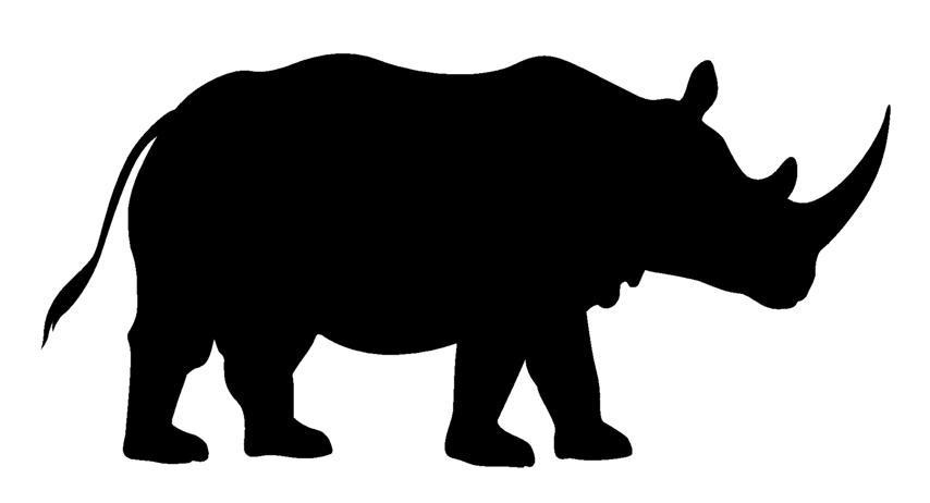 854x462 Rhino Silhouette Simple Living Tree In The World Places