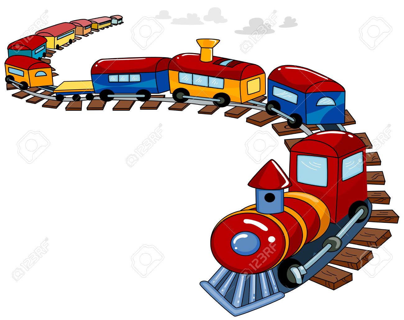 1300x1031 Free Simple Train Track Clipart
