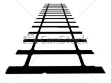 220x165 Train Track Clip Art School Clipart